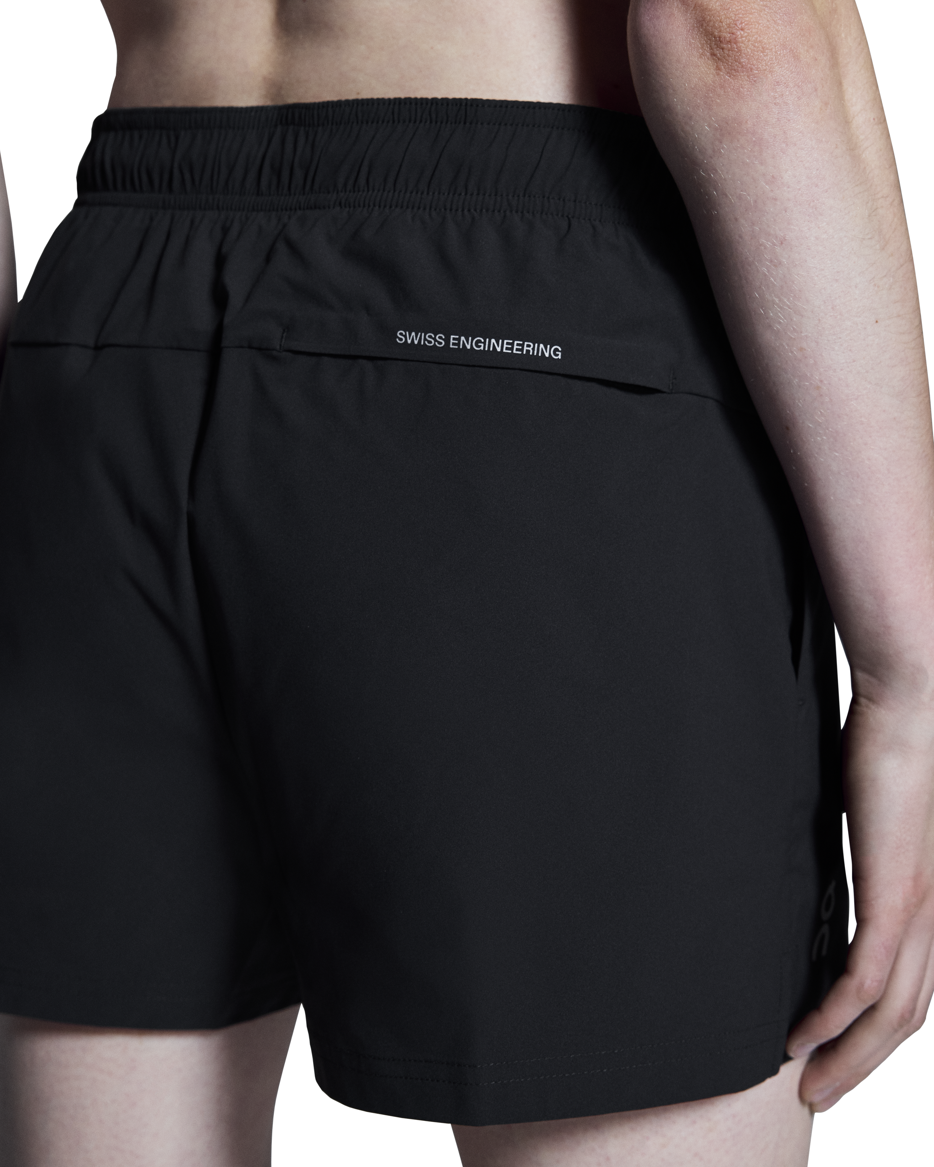 Women's On Running 3" Core Shorts in Black — view 2