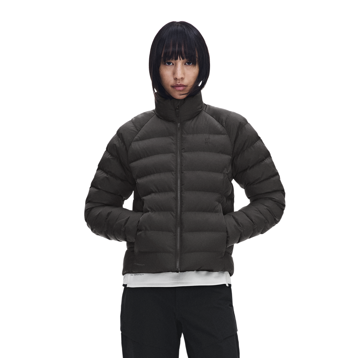 Women's On Running Ascent Puffer Jacket 1 Espresso