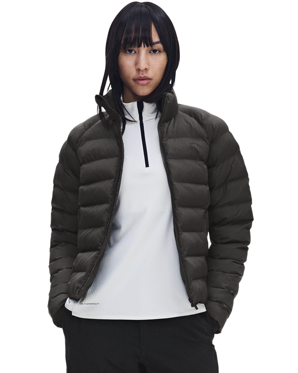 Women's On Running Ascent Puffer Jacket 1 Espresso