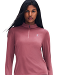 Women's On Running Core 1/4 Zip 1 Barberry