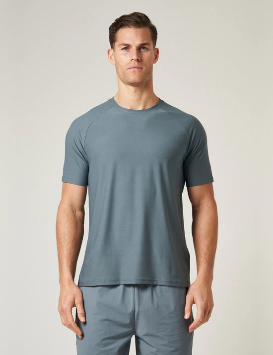 Men's Reprimo Blue Steel Horizon T-Shirt & Short Set — view 2