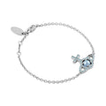 Vivienne Westwood Olympia-Light Blue Pearl Bracelet
