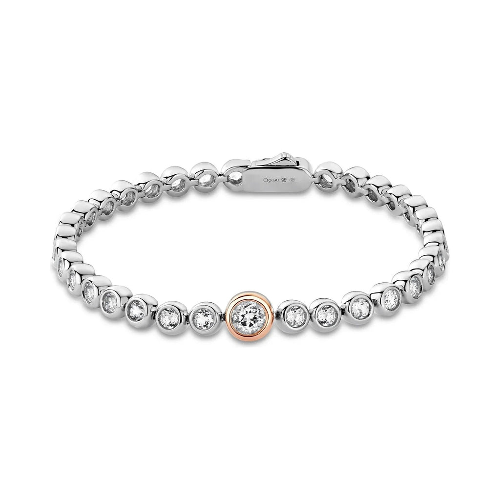 Clogau Celebration White Toapz Tennis Bracelet in Silver by Clogau