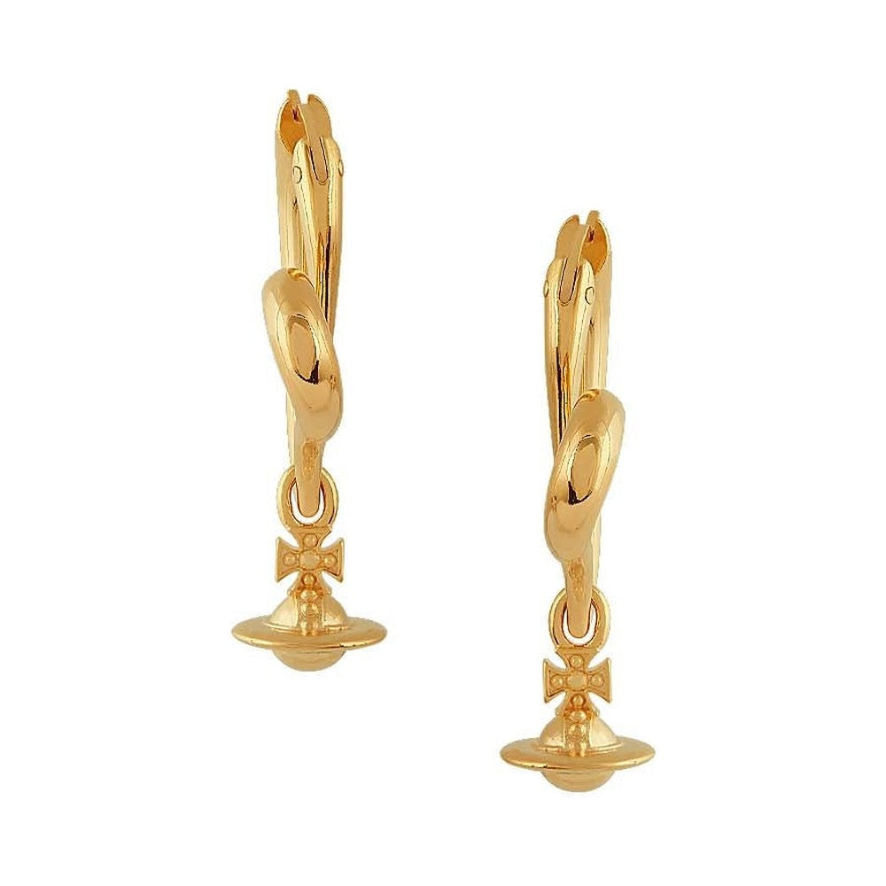 Vivienne Westwood Emily Heart Hoop Earring- 62020173-02R001- — view 2