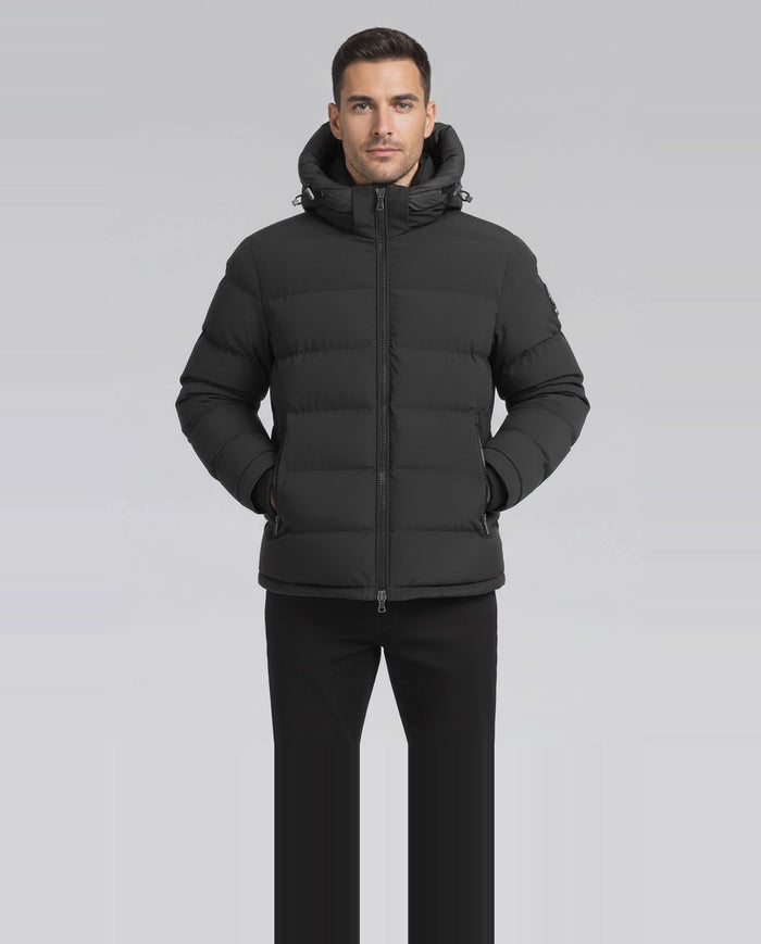 Men's Sandbanks Charcoal Core Puffer Jacket