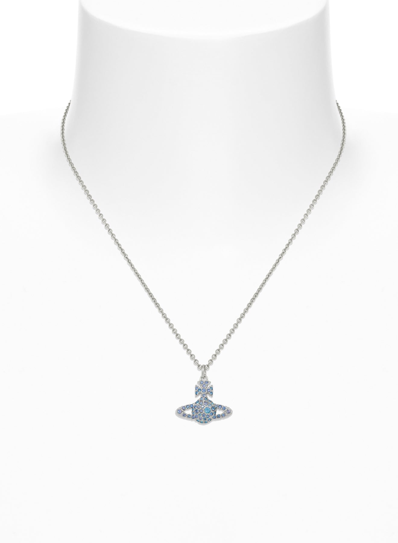 Vivienne Westwood Grace Bas Relief Vitrail Light Crystal Necklace 63020092-02P441- — view 2