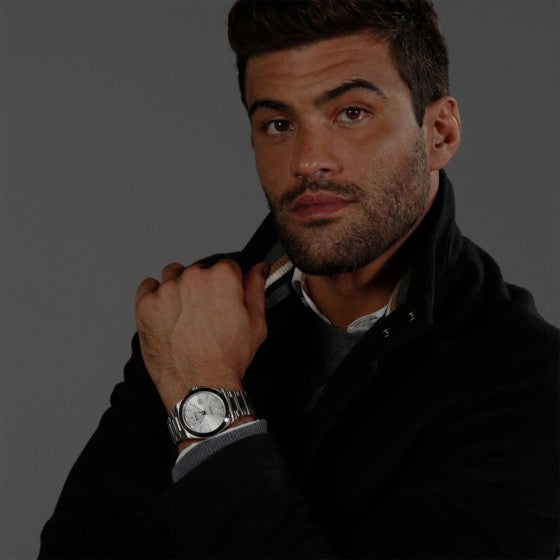 BOSS Mens Strike Silver Lined Dial Bracelet Watch Stainless Steel by BOSS
