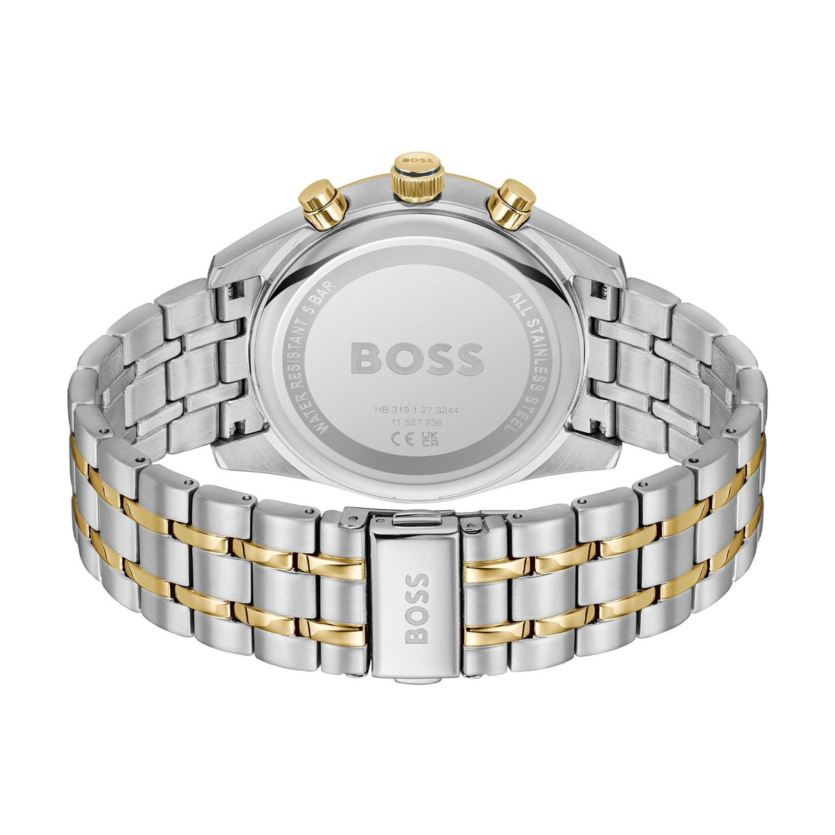 BOSS Mens Skytraveller Blue Dial Bracelet Watch Stainless Steel by BOSS