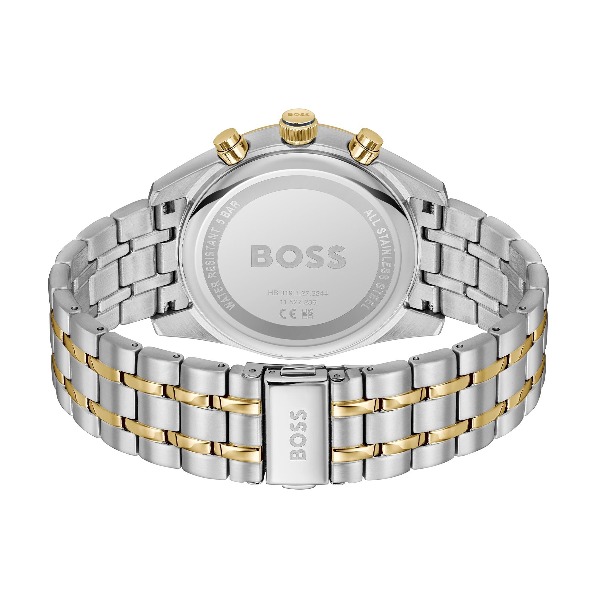 BOSS Mens Skytraveller Blue Dial Bracelet Watch Stainless Steel by BOSS