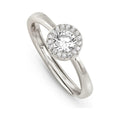 Nomination Seidivina Cubic Zirconia Halo Adjustable Ring Silver by Nomination Italy