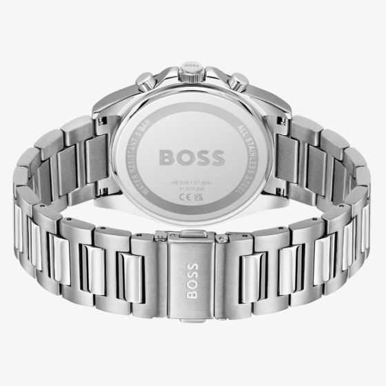 BOSS Mens Strike Chronograph Green Lined Dial Bracelet Watch Stainless Steel by BOSS