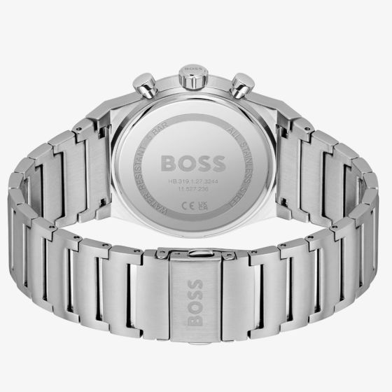 BOSS Mens Candor Chronograph Blue Dial Bracelet Watch Stainless Steel by BOSS