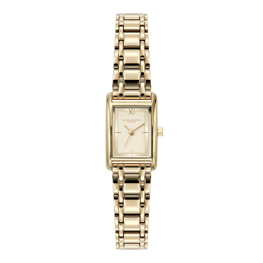 Olivia Burton Mini Grove, Gold Tone Dial Bracelet Watch 24000282