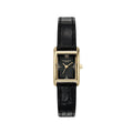 Olivia Burton black strap watch.