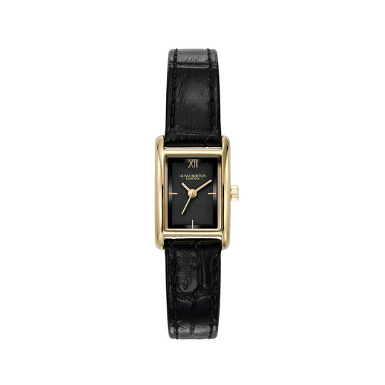 Olivia Burton Mini Grove, Black Dial, Strap Watch 24000284