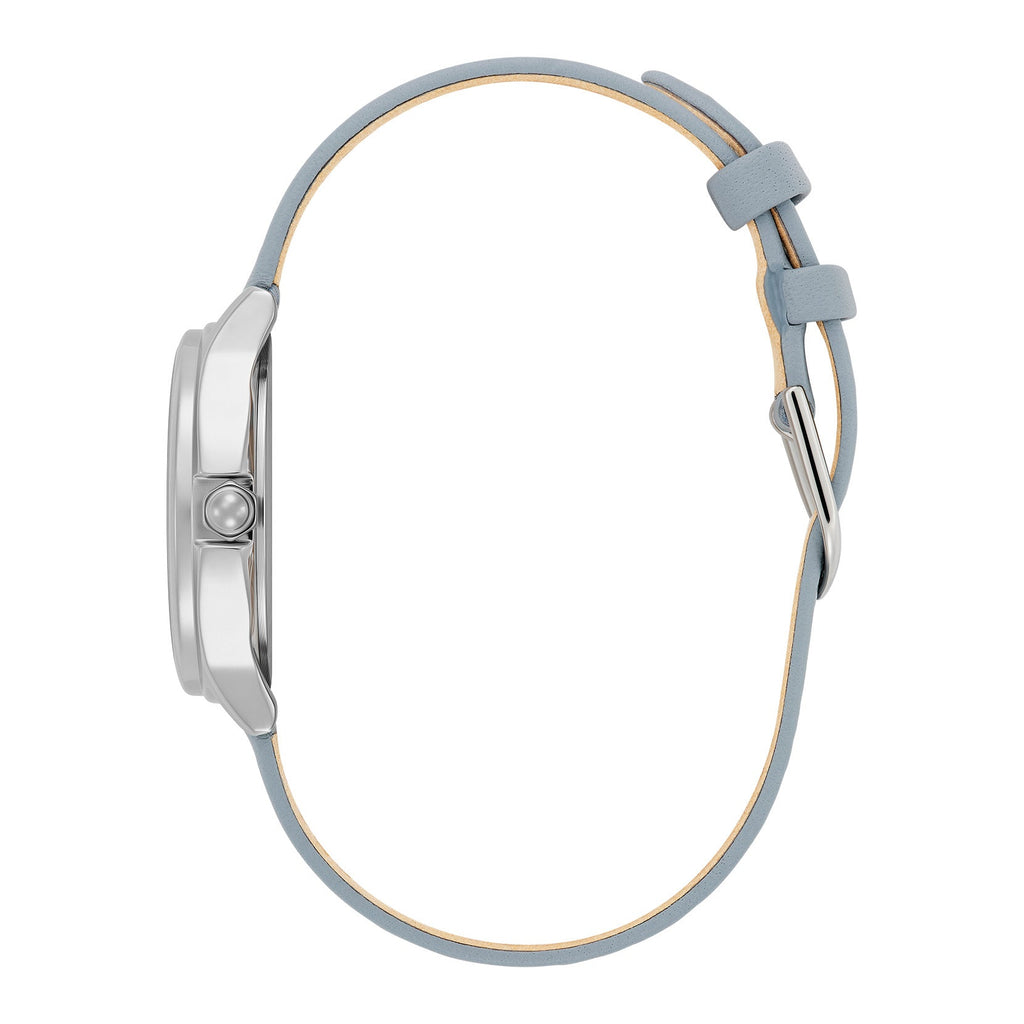 Olivia Burton Classic Bee Chalk Blue Strap Watch — view 3