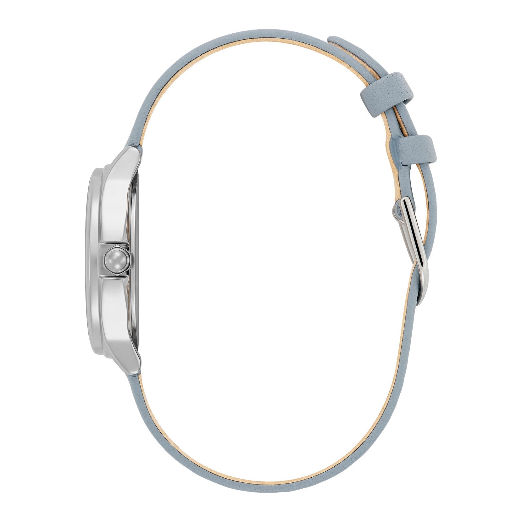 Olivia Burton Classic Bee Chalk Blue Strap Watch — view 3