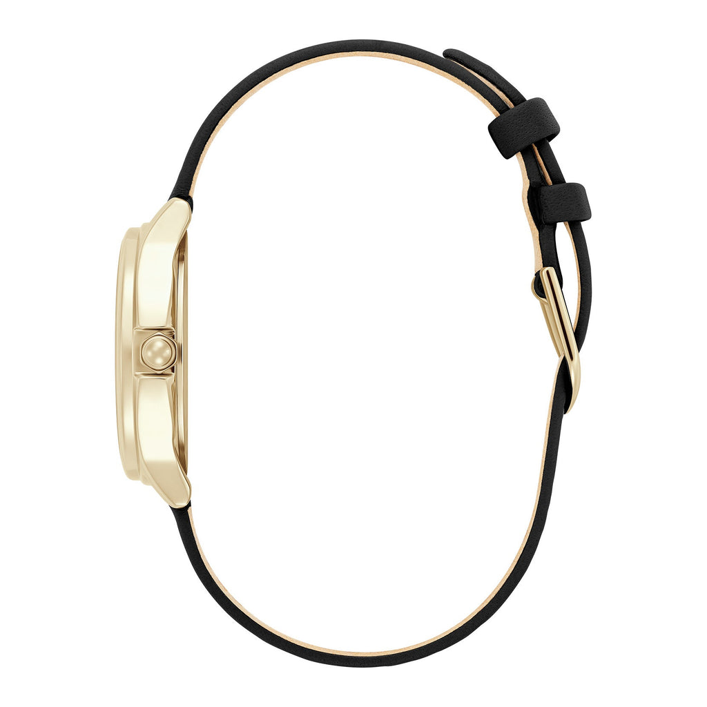 Olivia Burton Classic Bee Black Strap Watch — view 3