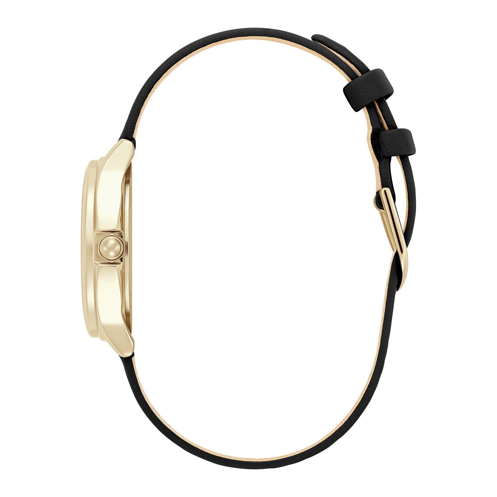 Olivia Burton Classic Bee Black Strap Watch — view 3