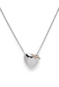 The Olivia Burton Knot Heart Necklace, a silver stainless steel necklace from Olivia Burton, available at OD’s Jewellers in St Helens.