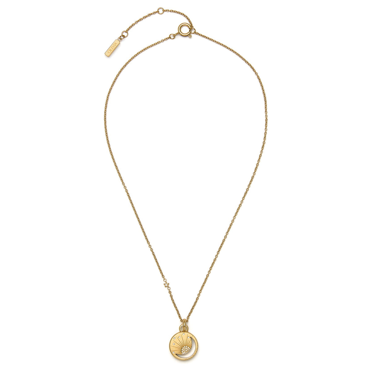 Olivia Burton Celestial Sun Necklace Gold Plated by Olivia Burton
