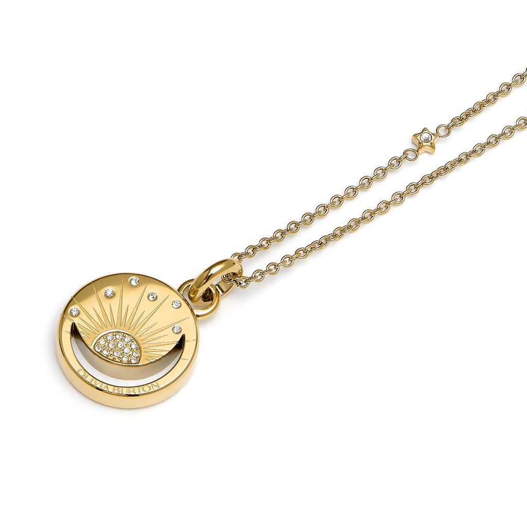 Olivia Burton Celestial Sun Necklace Gold Plated by Olivia Burton