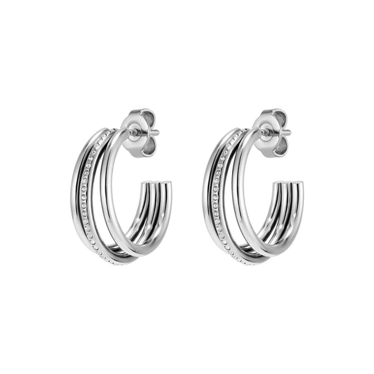 Olivia Burton Classic Everstacked Hoop Earrings Stainless Steel