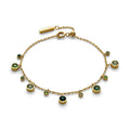 Olivia Burton Mini Droplet Green Crystal Bracelet
