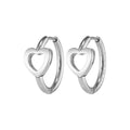 Olivia Burton Kindred Interlink Heart Hoop Earrings