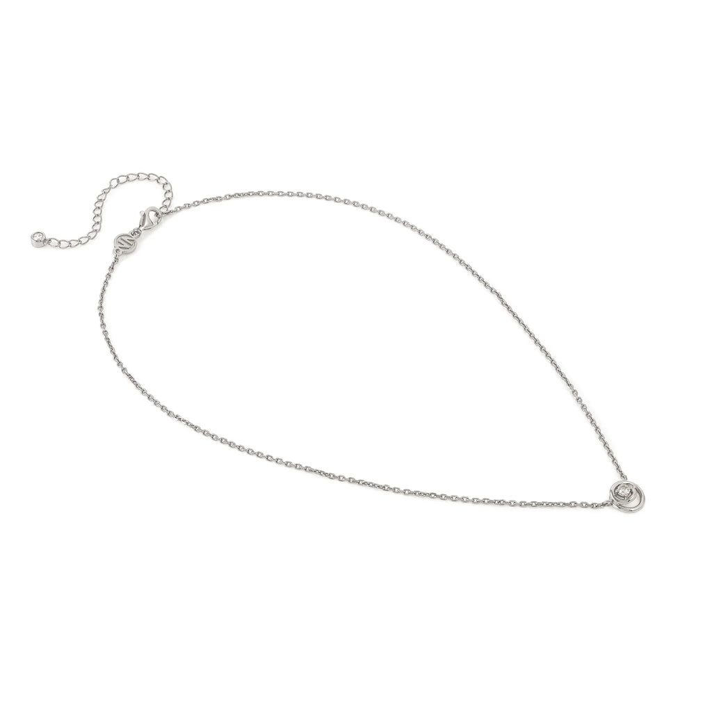 Nomination Cosmiclove Cubic Zirconia Set Circle Necklace Silver by Nomination Italy
