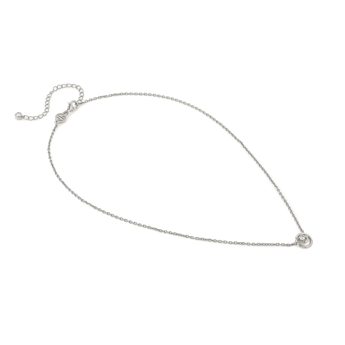 Nomination Cosmiclove Cubic Zirconia Set Circle Necklace Silver by Nomination Italy
