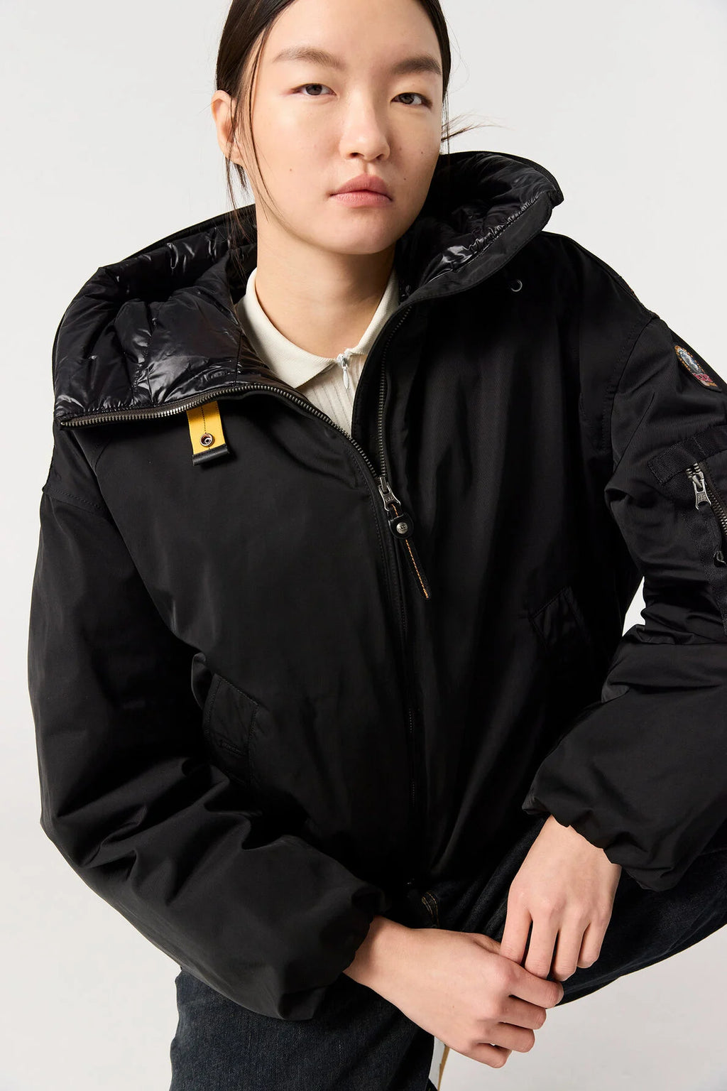 Women's Parajumpers Naadz Pencil Hooded Bomber Jacket - image 8
