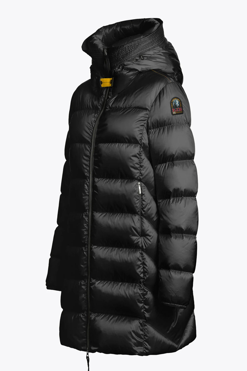 Womens Parajumpers Pencil Black Long Marion Puffer Jacket - image 3