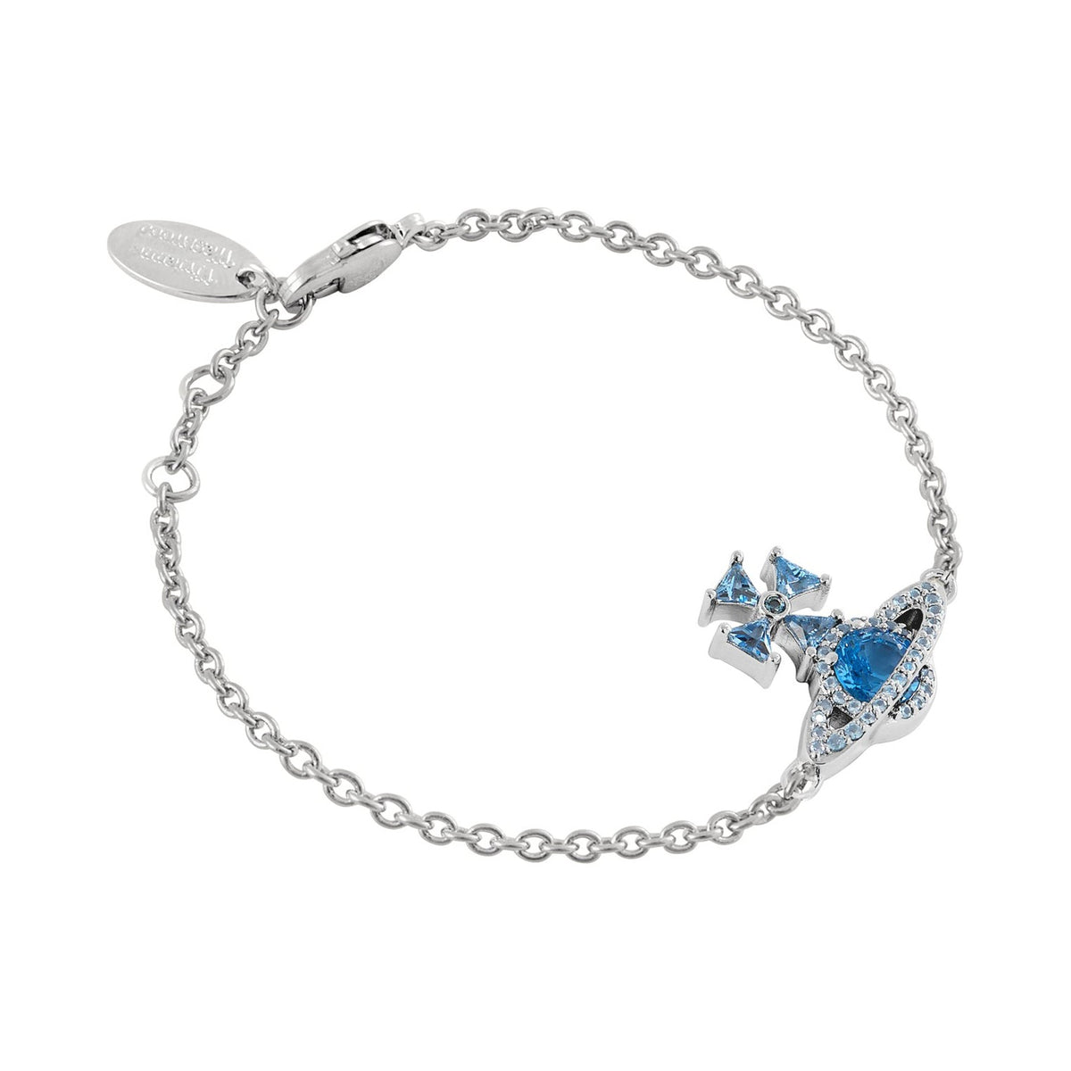 Vivienne Westwood Mila Blue Bracelet 6102025A-02P289 — view 2