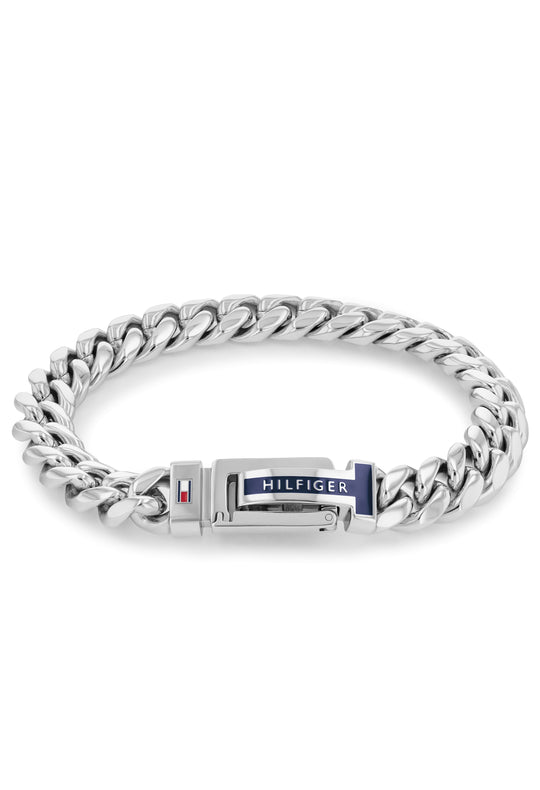 Tommy Hilfiger Men's Adjustable Braided Bracelet Stainless Steel *