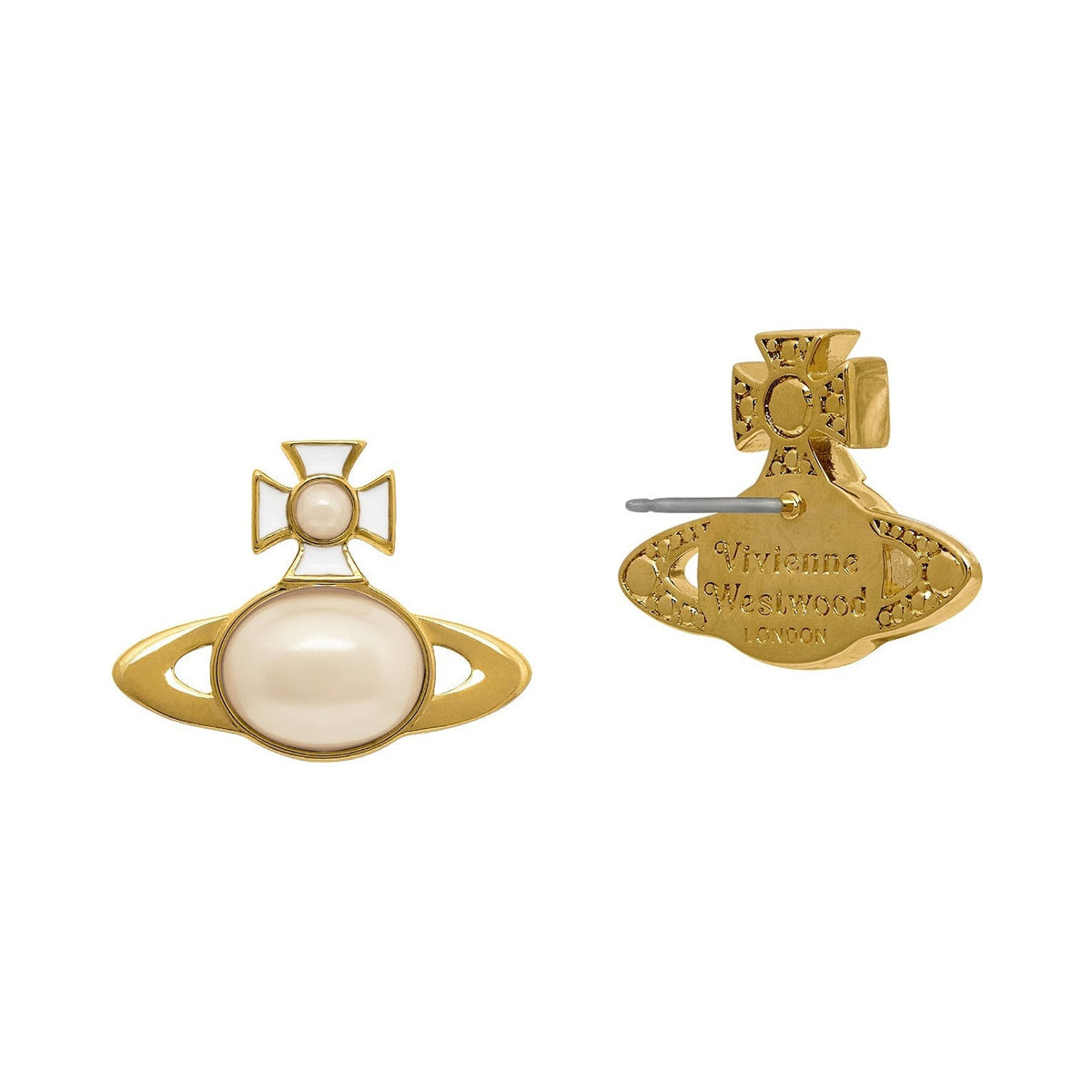 Vivienne Westwood Gaby Pearl Earrings 6201037I-02R963- — view 2