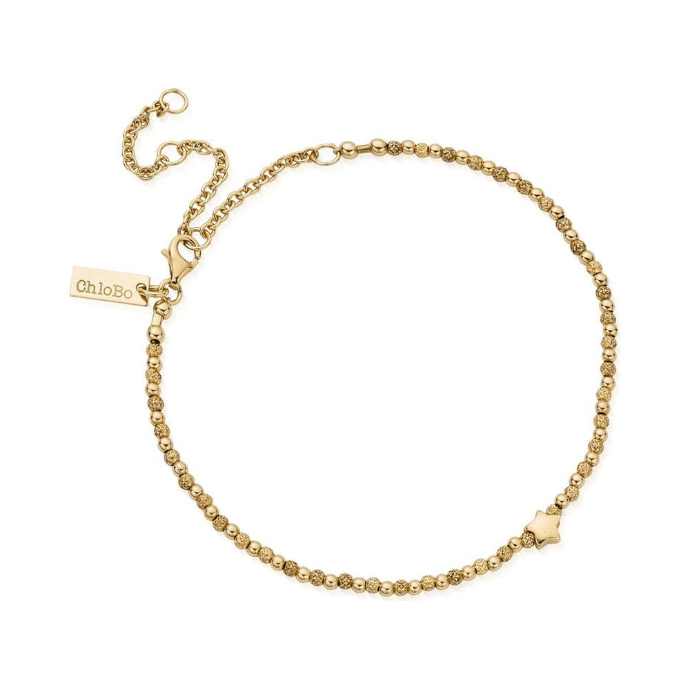 ChloBo Inset Star Anklet. GANSTAR * GANSTAR