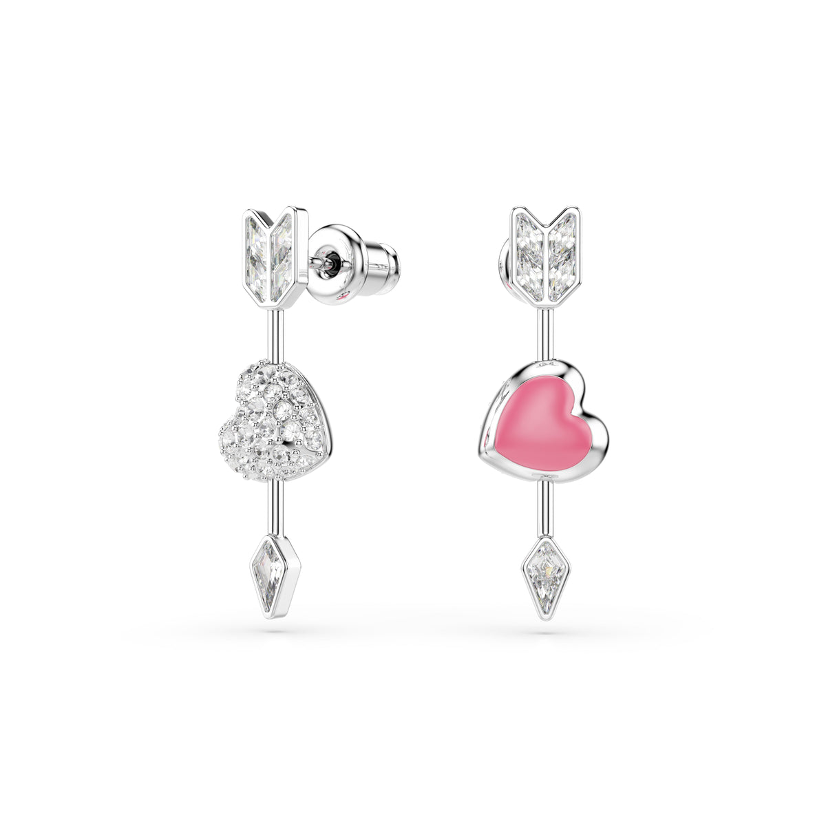 Swarovski Idyllia Heart With Arrow Earrings — view 6