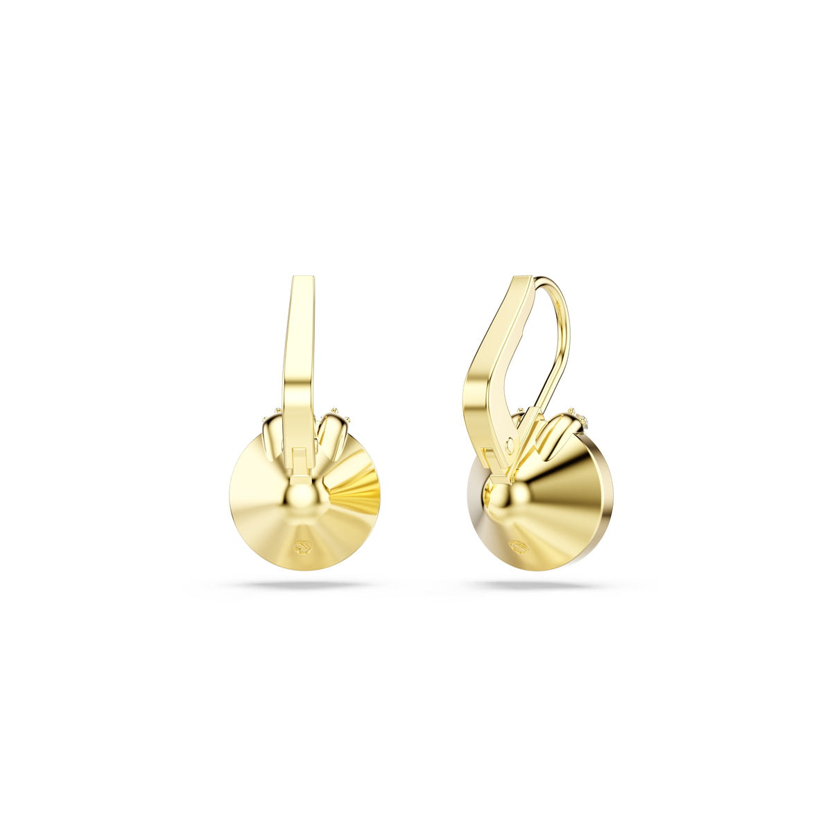 Swarovski Bella V Green Drop Earrings Gold Plated — view 4