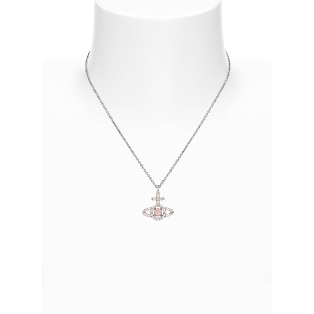 Vivienne Westwood Olympia Peach CZ Necklace 630203IC-02P773 — view 2