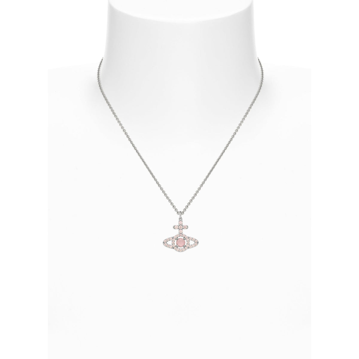 Vivienne Westwood Olympia Peach CZ Necklace 630203IC-02P773 — view 2