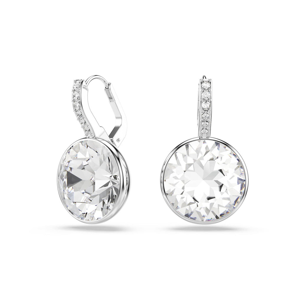 Swarovski Matrix Drop Round Cut Crystal Earrings