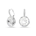Swarovski Matrix Drop Round Cut Crystal Earrings