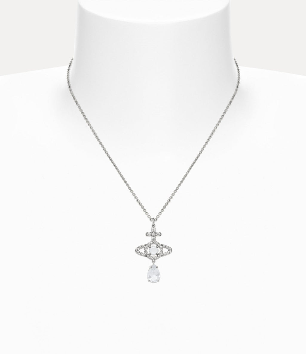 Vivienne Westwood Olympia CZ With Drop Necklace — view 2