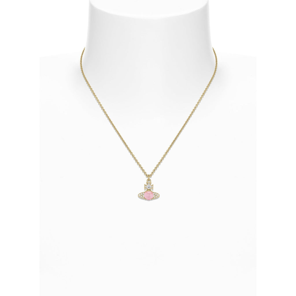 Vivienne Westwood Ondina Pink CZ Necklace 630203JJ-02R604- — view 2