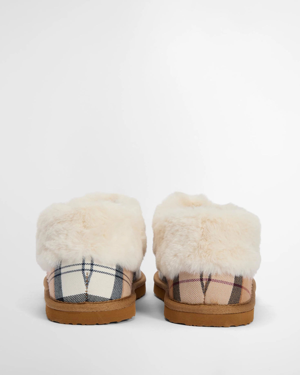 Women's Barbour Eloise Tartan Bootie Slippers — view 5