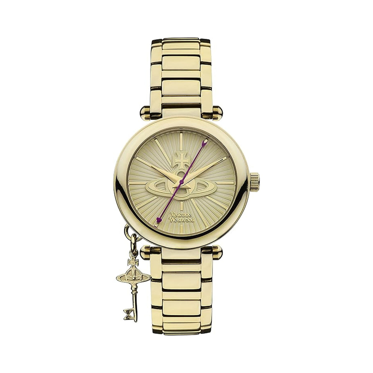 The Vivienne Westwood Kensington Watch, a gold-tone metal watch from Vivienne Westwood, available at OD’s Jewellers in St Helens.