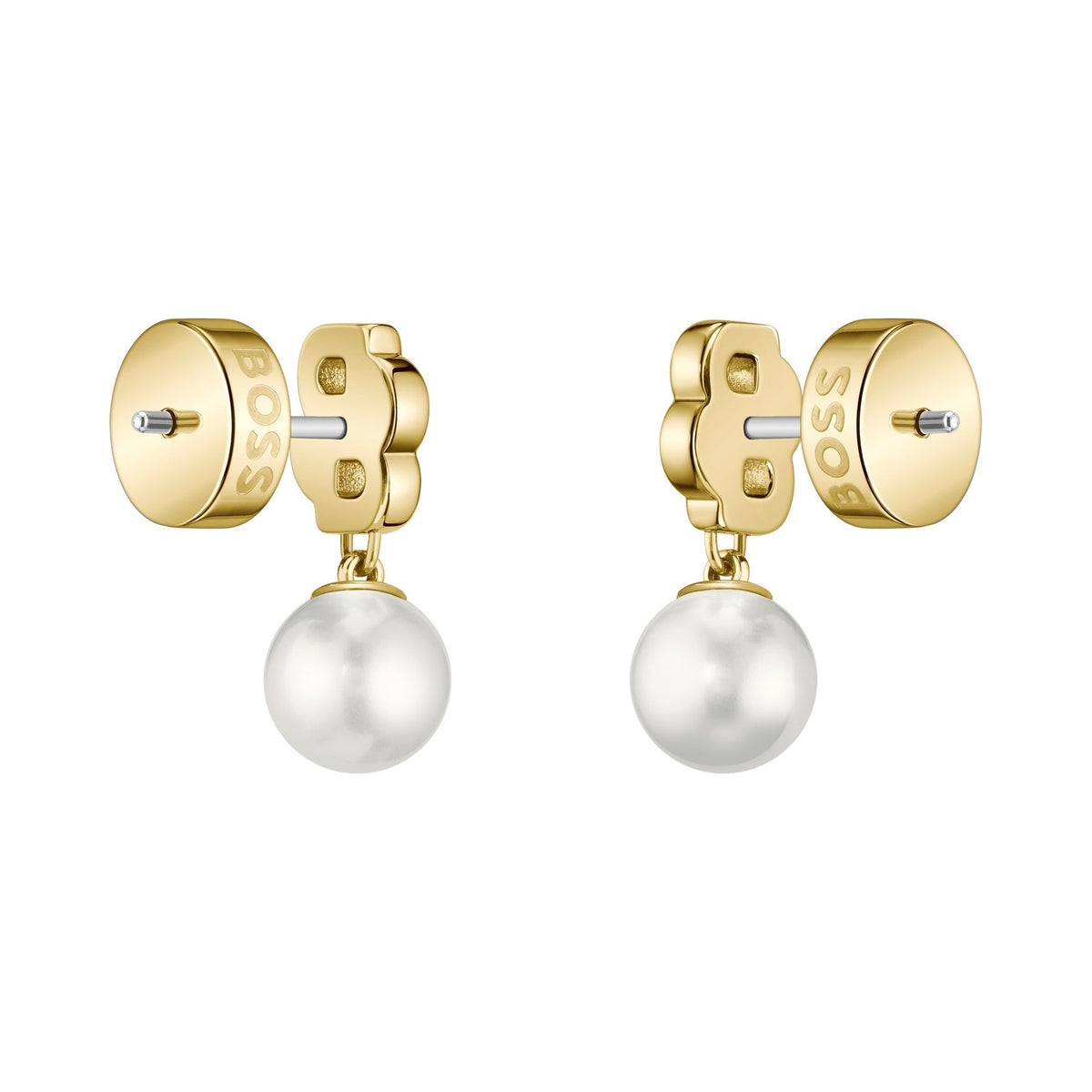 BOSS Double B Mireille Pearl Earrings — view 2