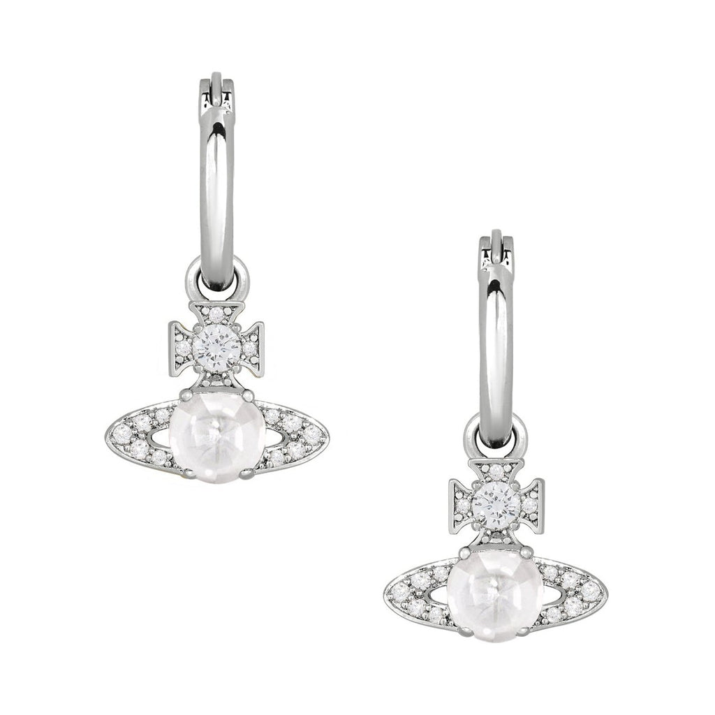 Vivienne Westwood Ondina CZ Hoop Earrings 6203009D-02P102 — view 2
