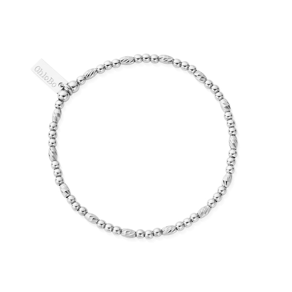 ChloBo Dainty Sparkle Bracelet Silver SBDSP